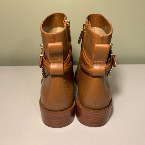 Michael Kors Hamilton Embellished Leather Ankle Boot - Picture 4 of 12